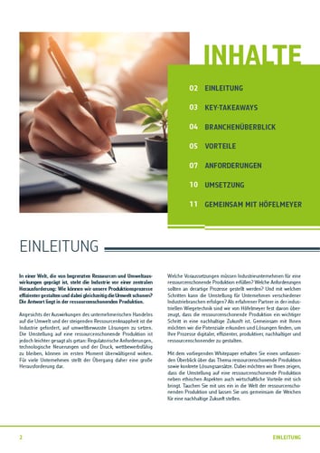 whitepaper-ressourcenschonende produktion-inhaltsverzeichnis